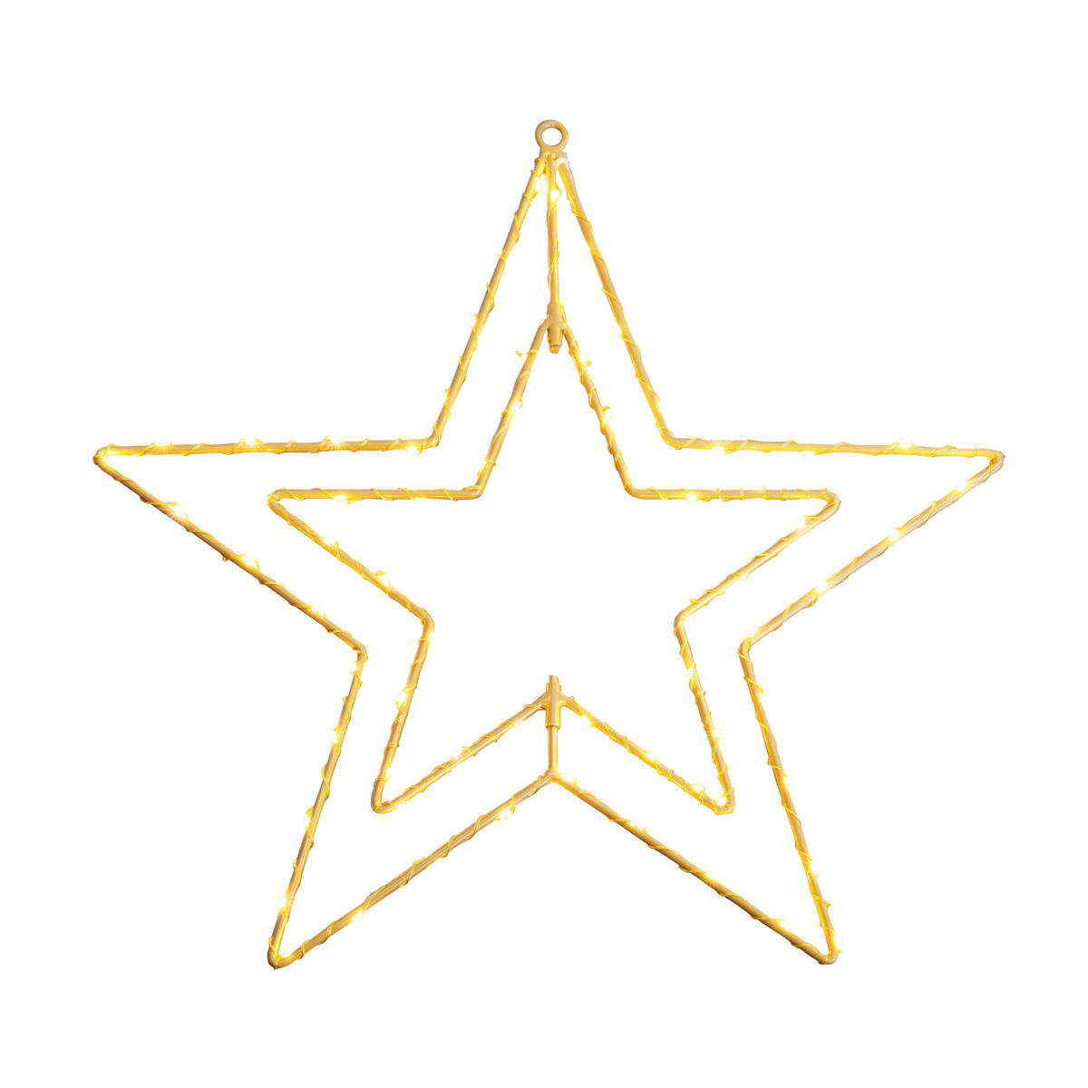 Näve Leuchten LED-Dekoartikel LED Weihnachtsartikel STERN - gold (40,00/40,00/40,00cm) - Näve Leuchten