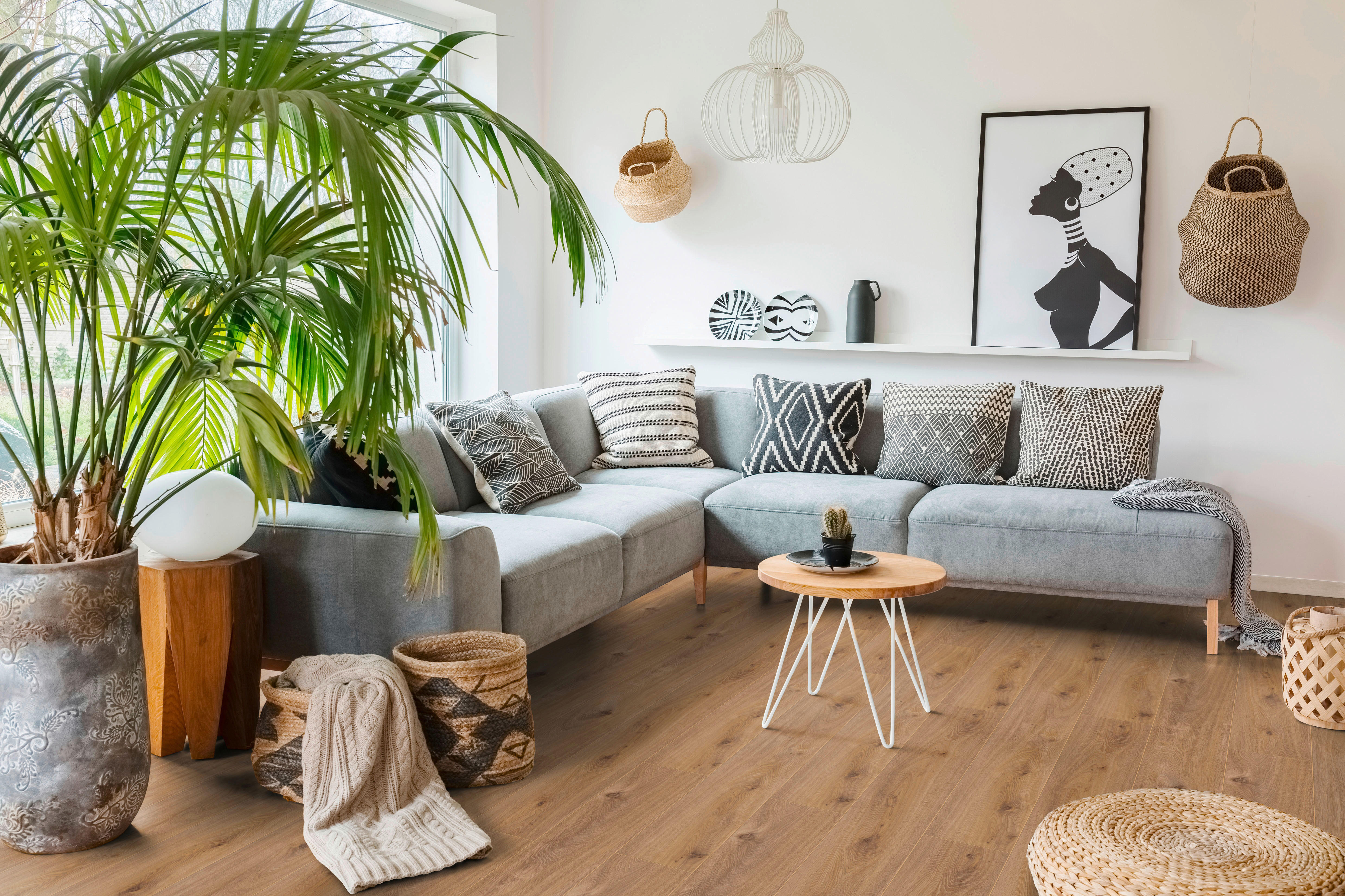 Thumbnail - Kronotex Laminatboden Exquisit ca. 2,131 m² im Paket  B/L: ca. 19,3x138 cm pro Paket