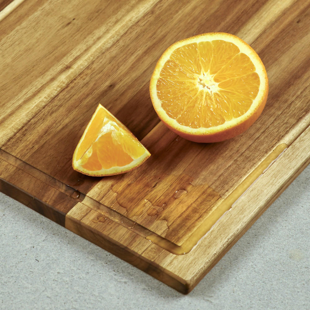 Kesper Schneidbrett Schneidebrett 3er Set inkl. Ständer - natur (40,00/11,20/31,50cm) - Kesper