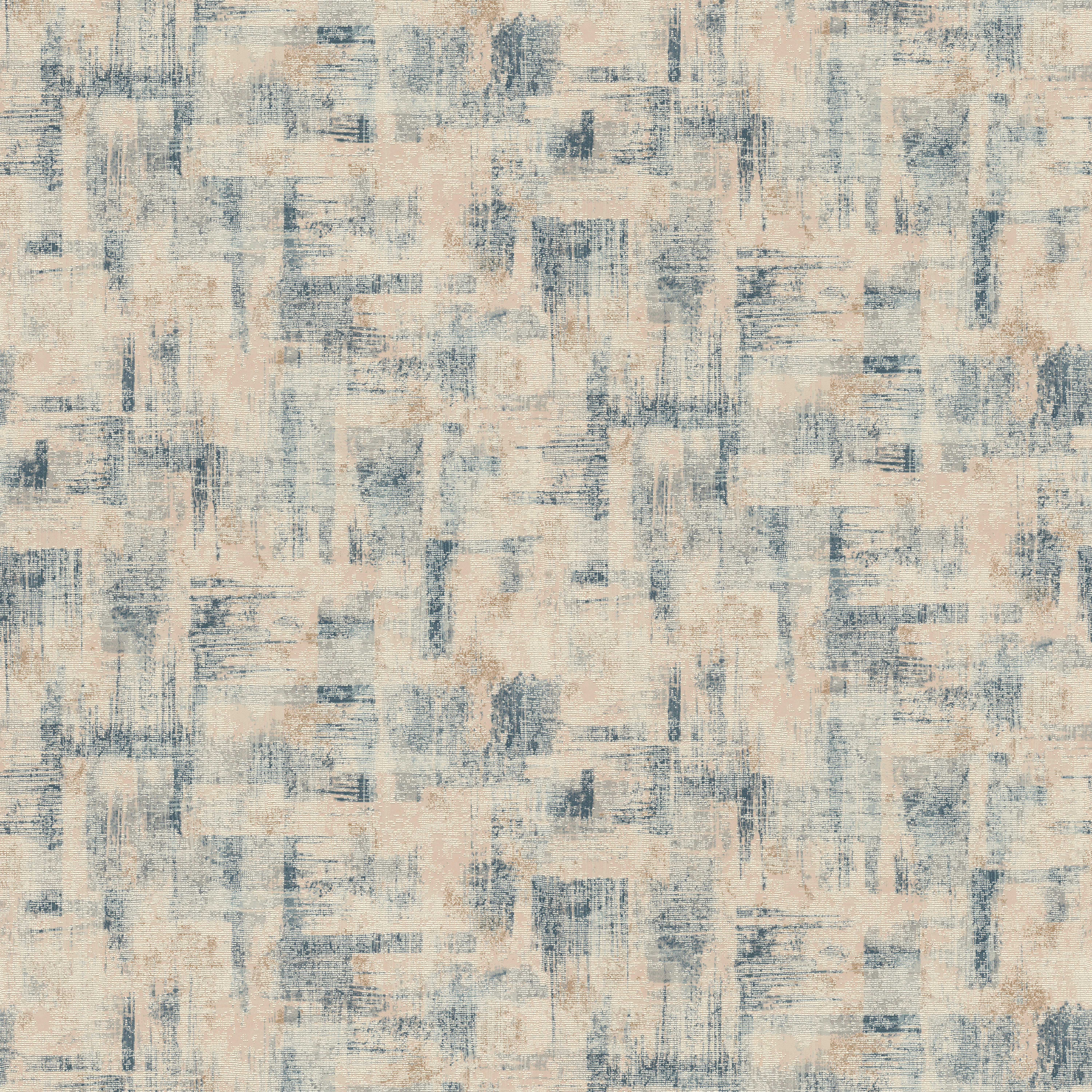 Rasch Vliestapete Struktur beige blau B/L: ca. 53x1005 cm Vliestapete_650457 - beige/blau (53,00/1005,00cm) - Rasch