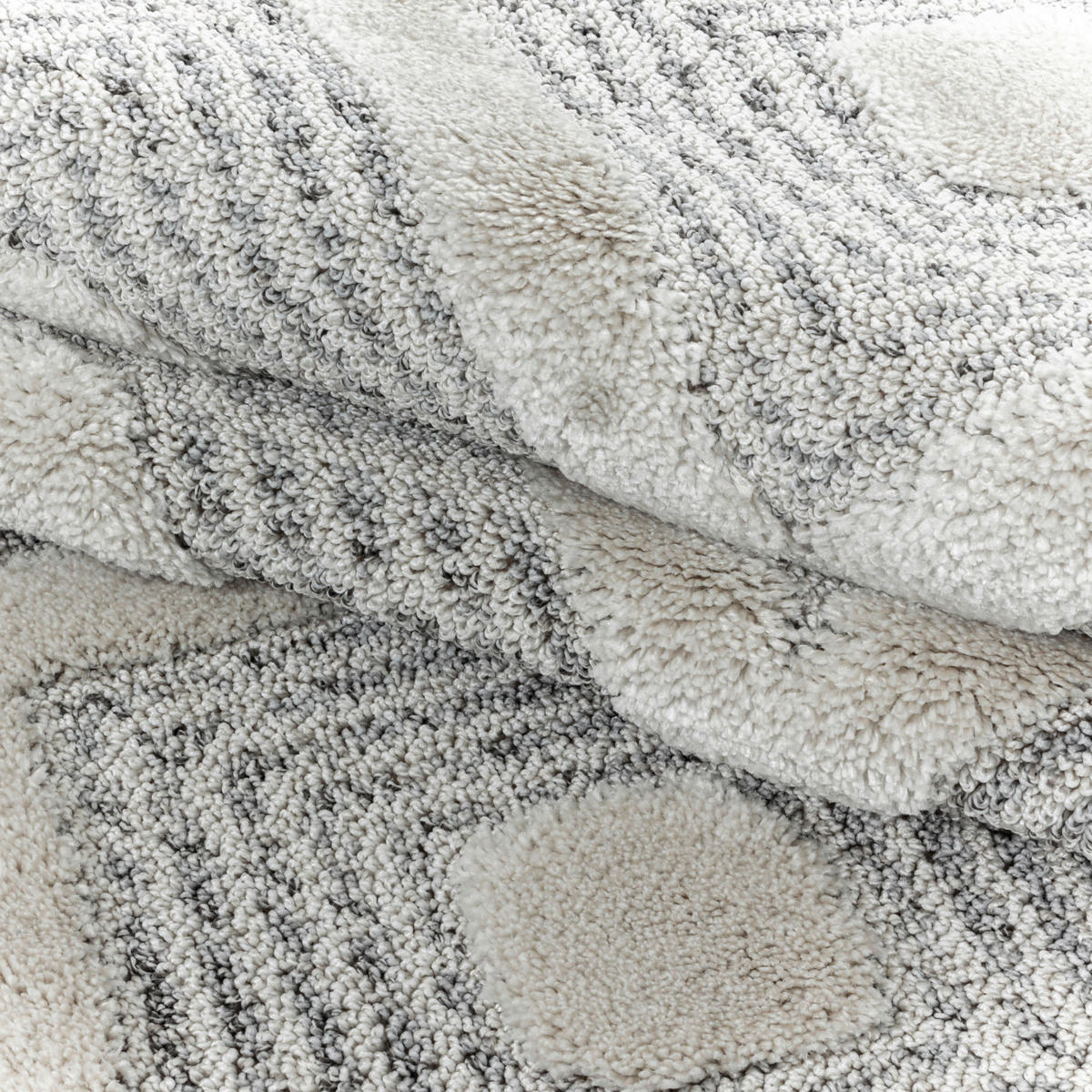 Ayyildiz Teppich PISA grau B/L: ca. 60x110 cm PISA - grau (60,00/110,00cm) - Ayyildiz