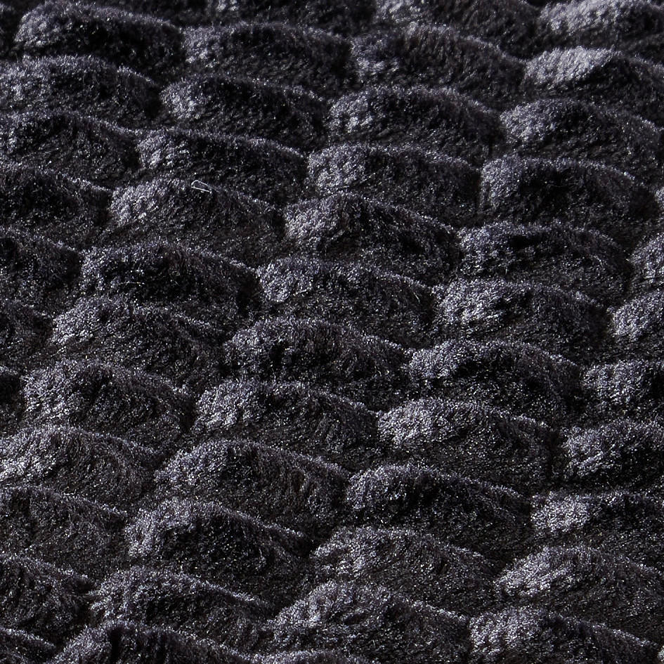 Flanelldecke Flanell Flanelldecke_Checks 140x190cm schw. - schwarz (140,00/190,00cm)