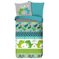 Baumwoll Bettwäsche Dinosaur Renforce Dinosaur - Multi (135,00/200,00cm) - Good Morning