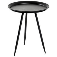 Beistelltisch  schwarz lackiert Metall H/D: ca. 54x44 cm Hans_2_Beistelltisch 20511 - schwarz (44,00/54,00cm)