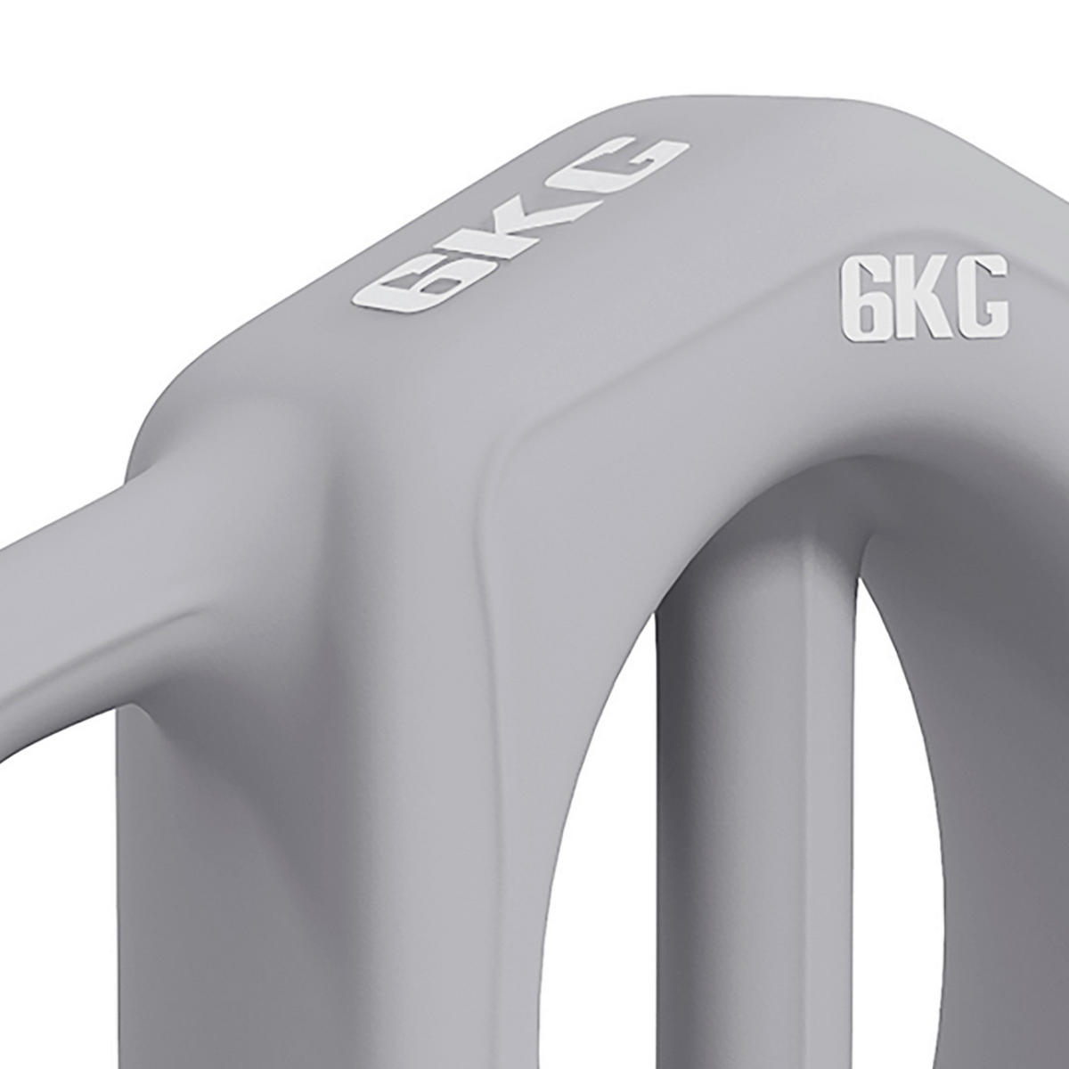 SPORTNOW Hantel grau Edelstahl B/H/L: ca. 20x25x6 cm Hantel - grau (6,00/20,00/25,00cm) - SPORTNOW