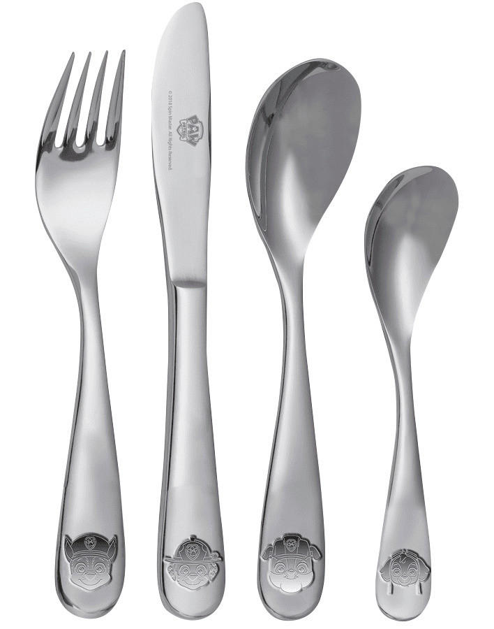 Paw Patrol Kinderbesteckset silber Edelstahl 4 tlg. Besteckset_Paw_Patrol_4tlg. - silber - Paw Patrol