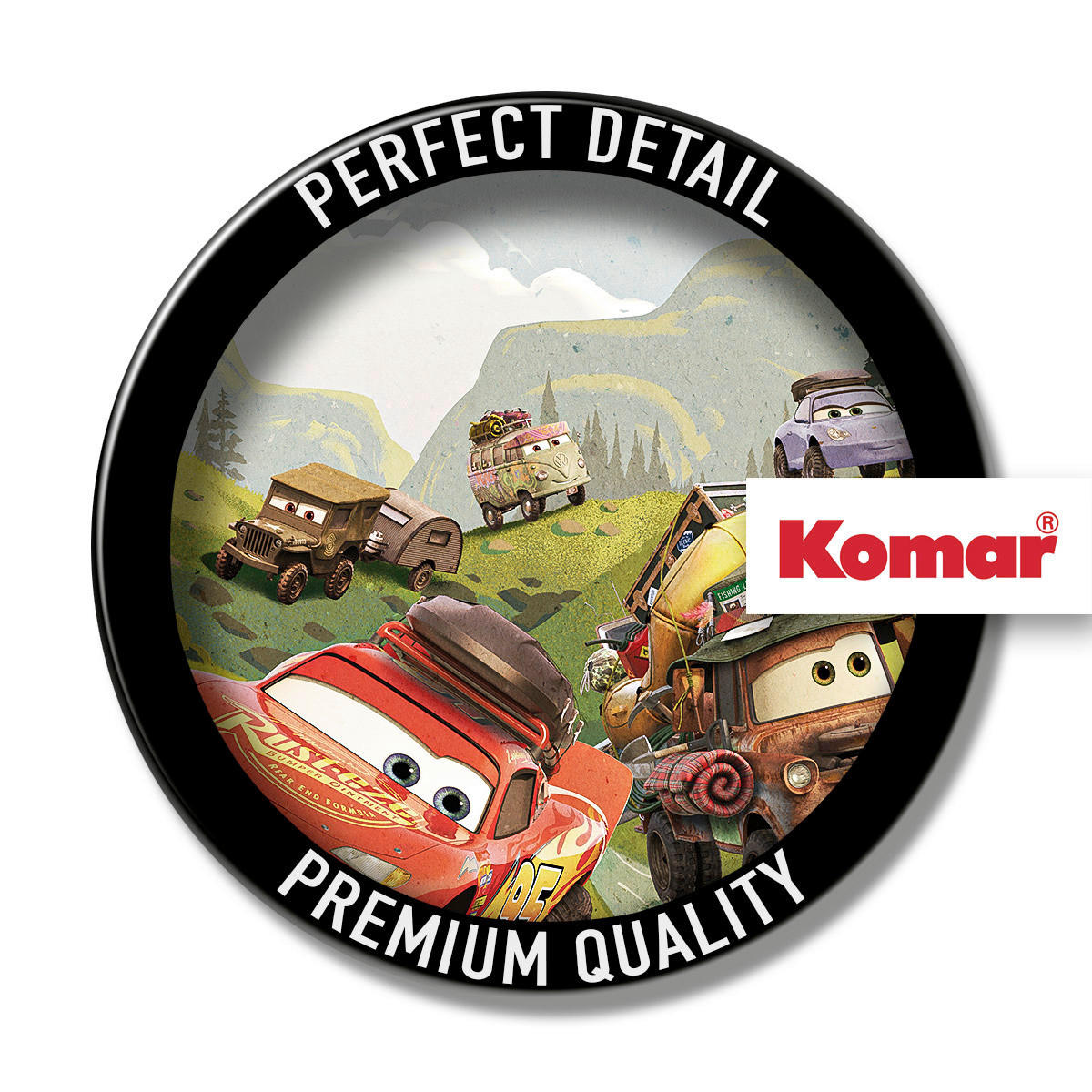 Komar Fototapete Cars Camping IADX4-034 multicolor B/H: ca. 200x280 cm Cars Camping IADX4-034 - multicolor (200,00/280,00cm) - Komar