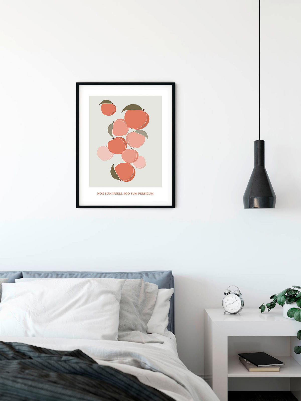 Komar Poster Cultivated Peaches Pflanzen B/L: ca. 50x70 cm Cultivated Peaches - (50,00/70,00cm) - Komar
