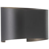 LED-Außen-Wandleuchte 30262 schwarz B/H/T: ca. 18,5x12x10,5 cm Wall - schwarz (18,50/12,00/10,50cm) - Fischer & Honsel