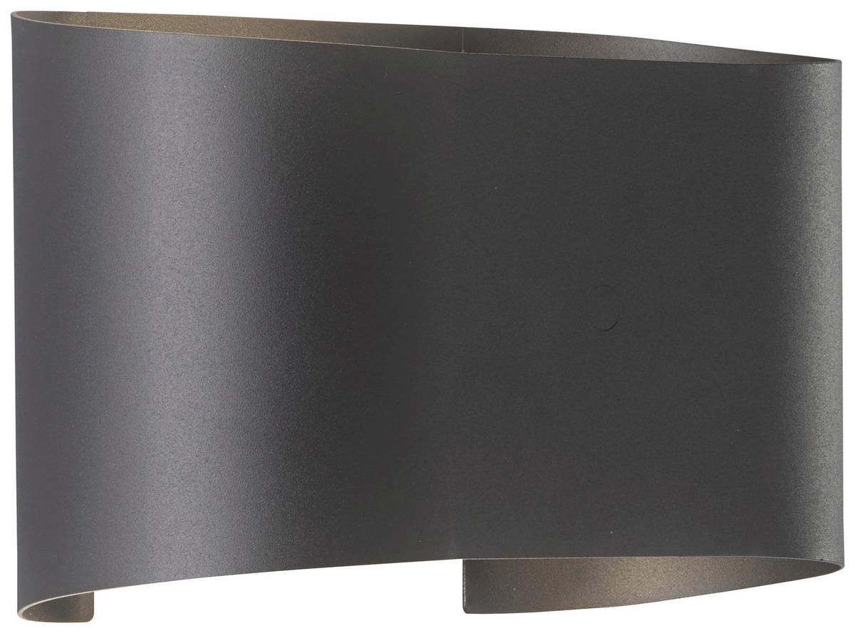 LED-Außen-Wandleuchte 30262 schwarz B/H/T: ca. 18,5x12x10,5 cm Wall - schwarz (18,50/12,00/10,50cm) - Fischer & Honsel