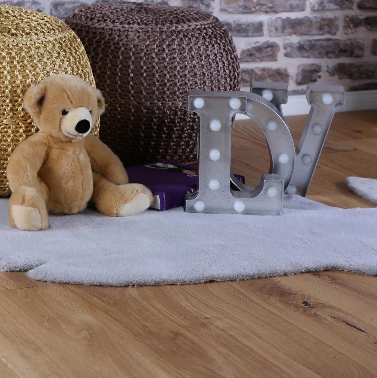 Obsession Teppich My Animal silber B/L: ca. 114x66 cm My Animal - silber (114,00/66,00cm) - Obsession
