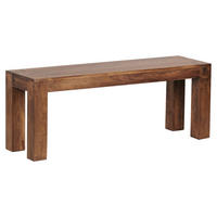 Wohnling Sitzbank natur Echtholz B/H/T: ca. 120x45x35 cm Sitzbank - natur (120,00/45,00/35,00cm) - Wohnling