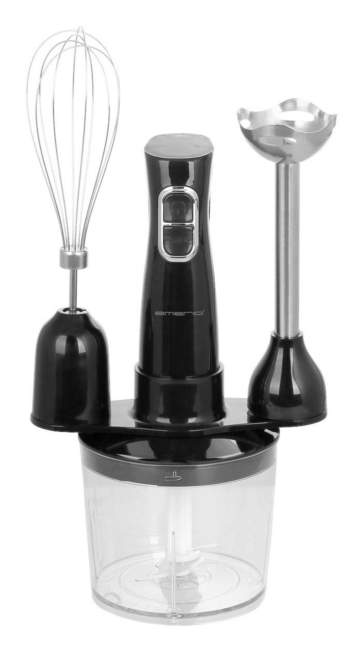 Emerio Stabmixer HB-128185.1 schwarz Kunststoff Edelstahl B/H/L: ca. 6x36x6 cm Stabmixerset_3in1 HB-128185.1 - schwarz (6,00/6,00/36,00cm) - Emerio