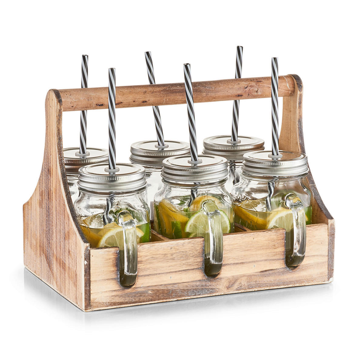 Zeller Trinkgläser-Set natur Trinkgläserset - natur (29,00/22,30/21,80cm) - Zeller