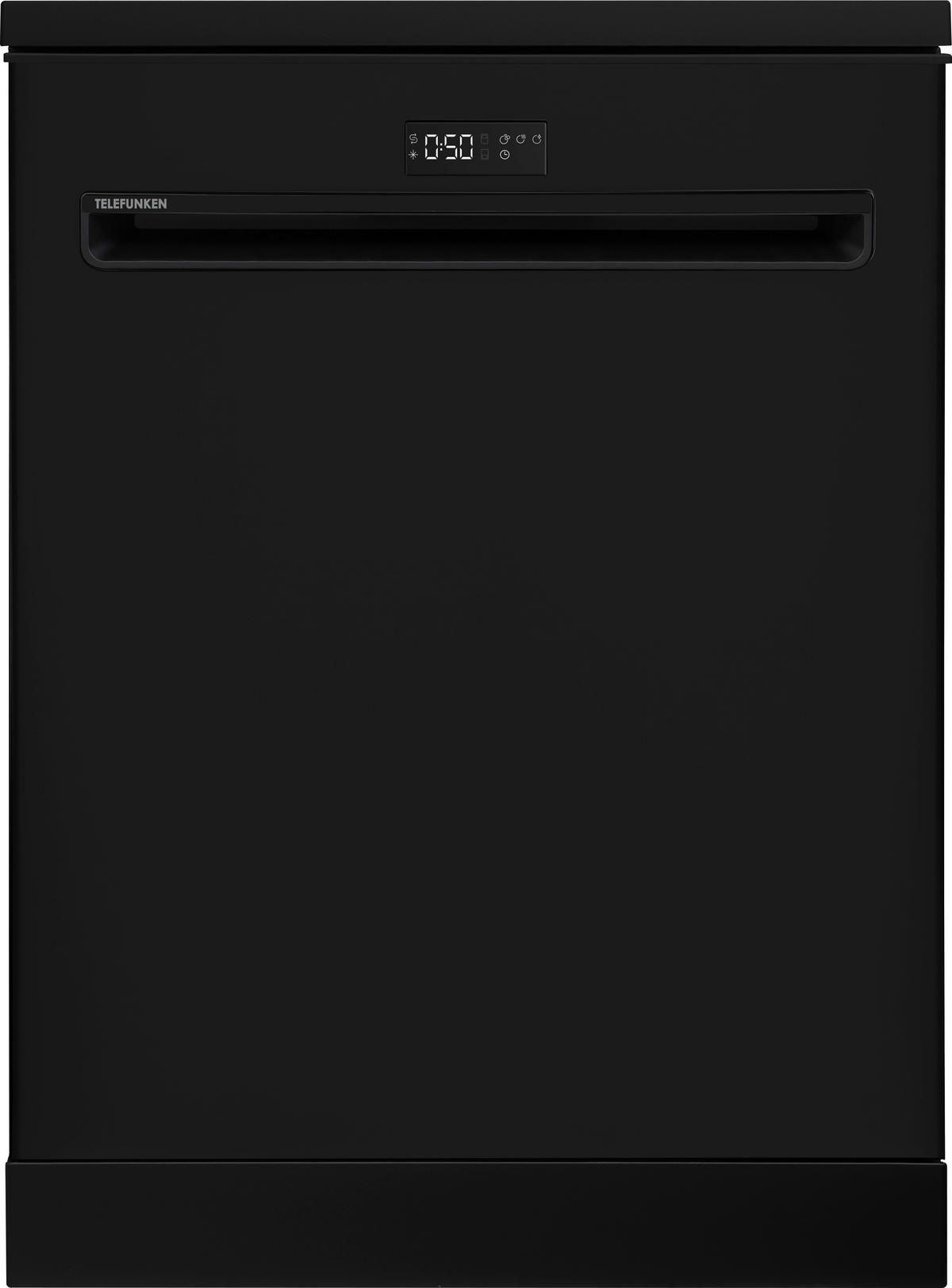 Telefunken Geschirrspüler TF-DW-6S25BD schwarz B: ca. 60 cm Geschirrspüler TF-DW-6S25BD - schwarz (60,00cm) - Telefunken