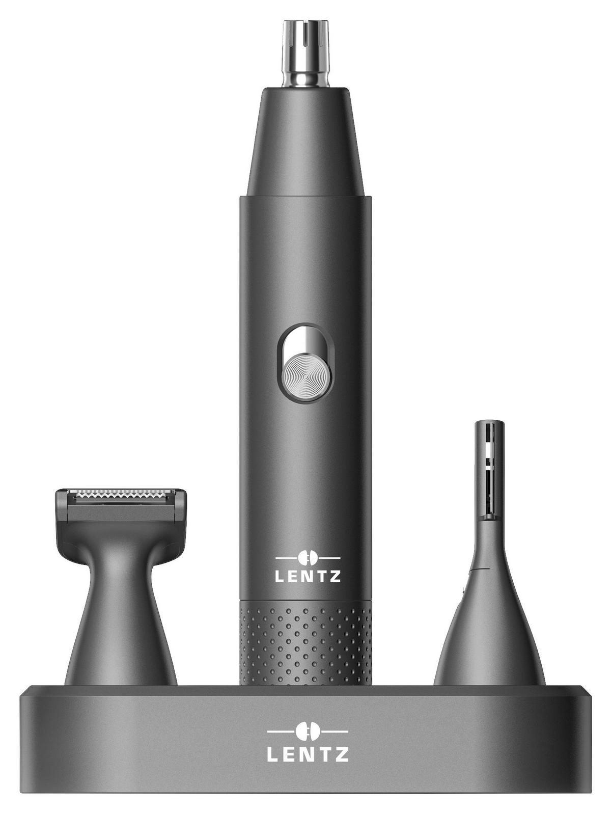 LENTZ Haarschneider 74313 schwarz Kunststoff B/H/L: ca. 13x18x5,8 cm Haartrimmerset_3in1 schwarz_74313 - schwarz (5,80/13,00/18,00cm) - Lentz