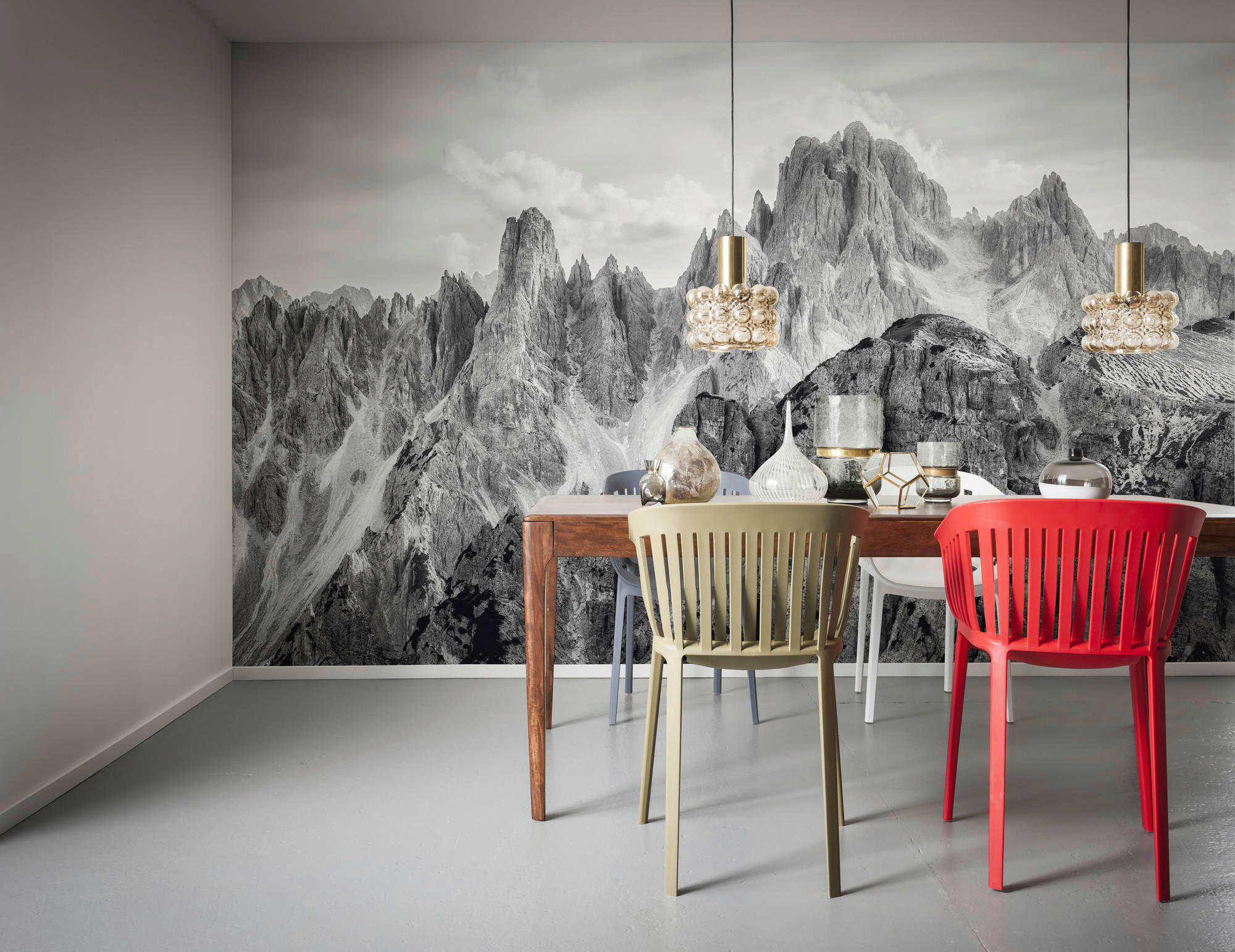 Komar Fototapete Peaks B/L: ca. 400x250 cm Peaks - (400,00/250,00cm) - Komar