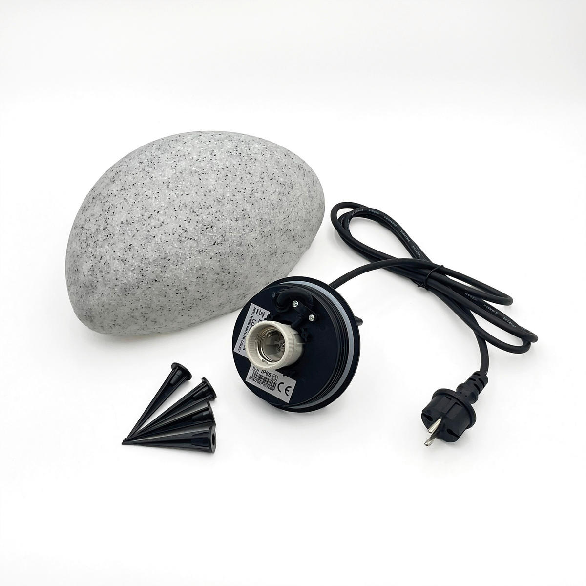 Außenleuchte stein B/H/L: ca. 16x26,5x16 cm GARDEN - stein (16,00/16,00/26,50cm) - Lamkur