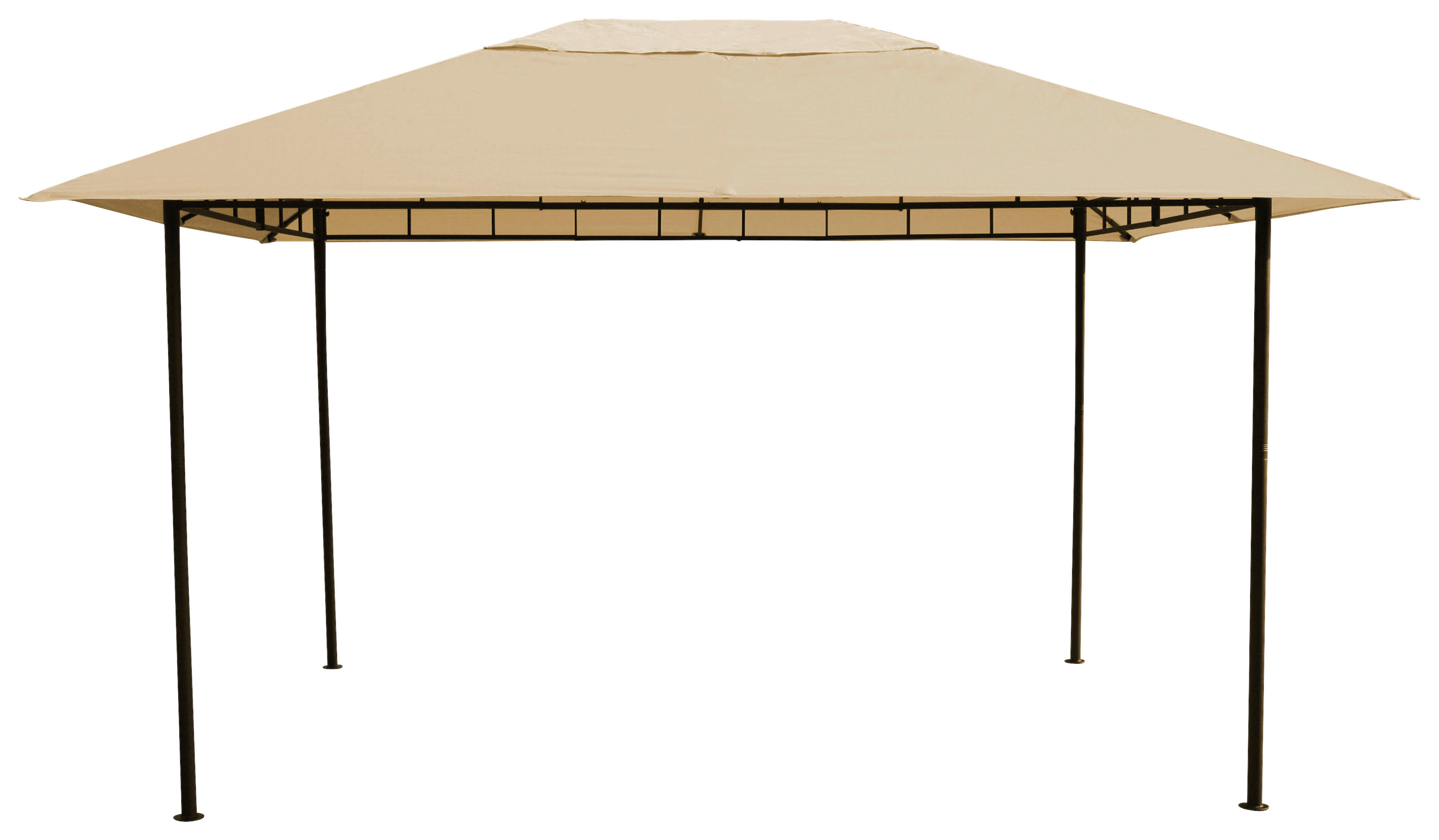 Grasekamp Pavillon Amalfi Flex 3x4m beige
