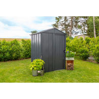 Spacemaker Gartenhaus grau B/H/L: ca. 151x198x122 cm Gartenhaus - grau (122,00/151,00/198,00cm) - Spacemaker