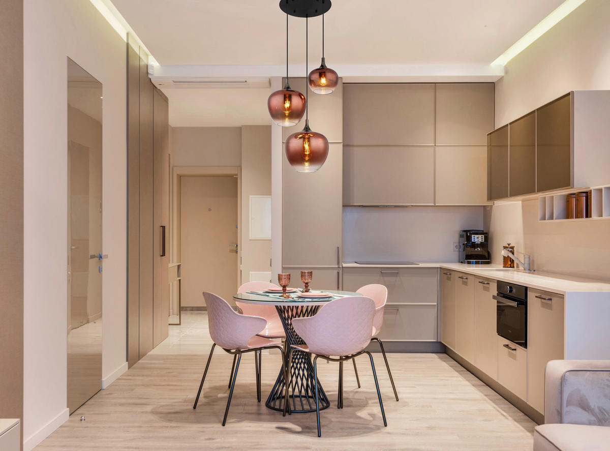 Pendelleuchte schwarz Glas Metall H/D: ca. 120x48 cm E27 3 Brennstellen Maxy - schwarz (48,00/120,00cm)