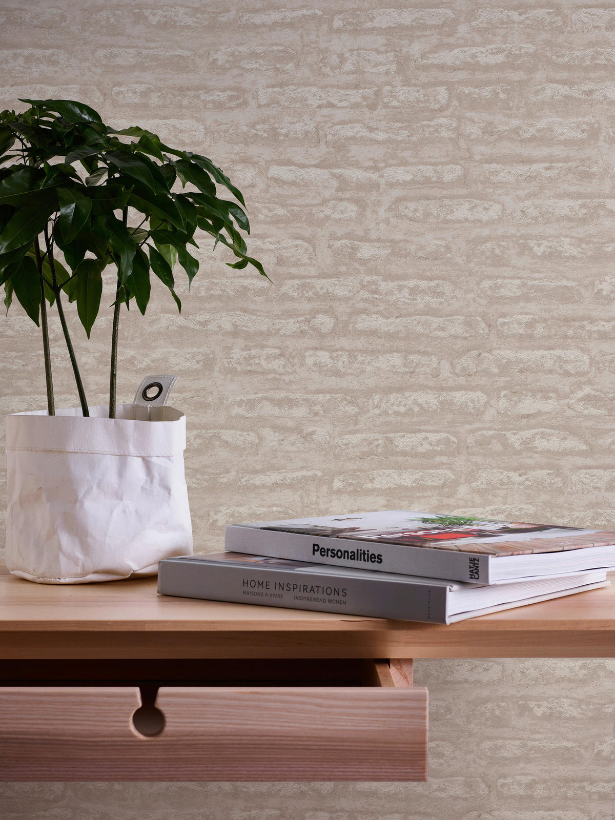 A.S.Creation Vliestapete Attractive 2 Steine hellbraun B/L: ca. 53x1005 cm Attractive 2 - hellbraun (53,00/1005,00cm) - A.S.Creation