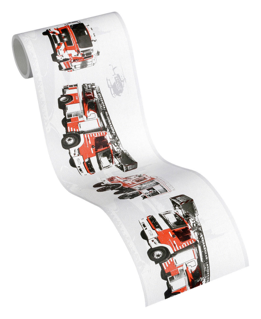 A.S.Creation Bordüre grau rot schwarz B/H/D: ca. 13x500x6 cm Bordüre_Vlies - rot/schwarz (6,00/500,00cm) - A.S.Creation