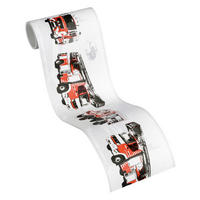 A.S.Creation Bordüre grau rot schwarz B/H/D: ca. 13x500x6 cm Bordüre_Vlies - rot/schwarz (6,00/500,00cm) - A.S.Creation