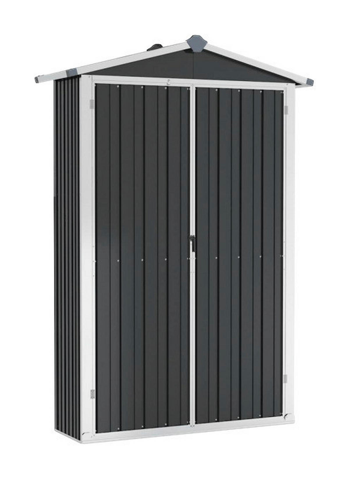 VidaXL Gerätehaus anthrazit B/H: ca. 116x175 cm Gerätehaus - anthrazit (116,00/175,00cm) - VidaXL