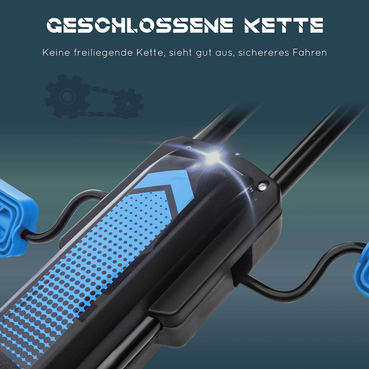 AIYAPLAY Go Kart schwarz B/H/L: ca. 58x61x121 cm Go Kart - blau/schwarz (121,00/58,00/61,00cm) - AIYAPLAY