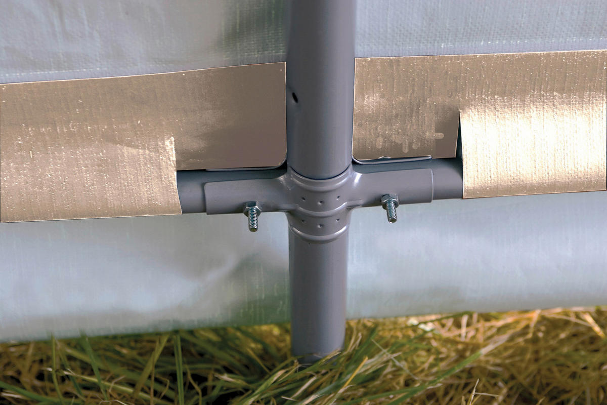 ShelterLogic Gewächshaus 18,3m² B/H/L: ca. 300x240x610 cm 18,3m² - weiß (610,00/300,00/240,00cm) - ShelterLogic