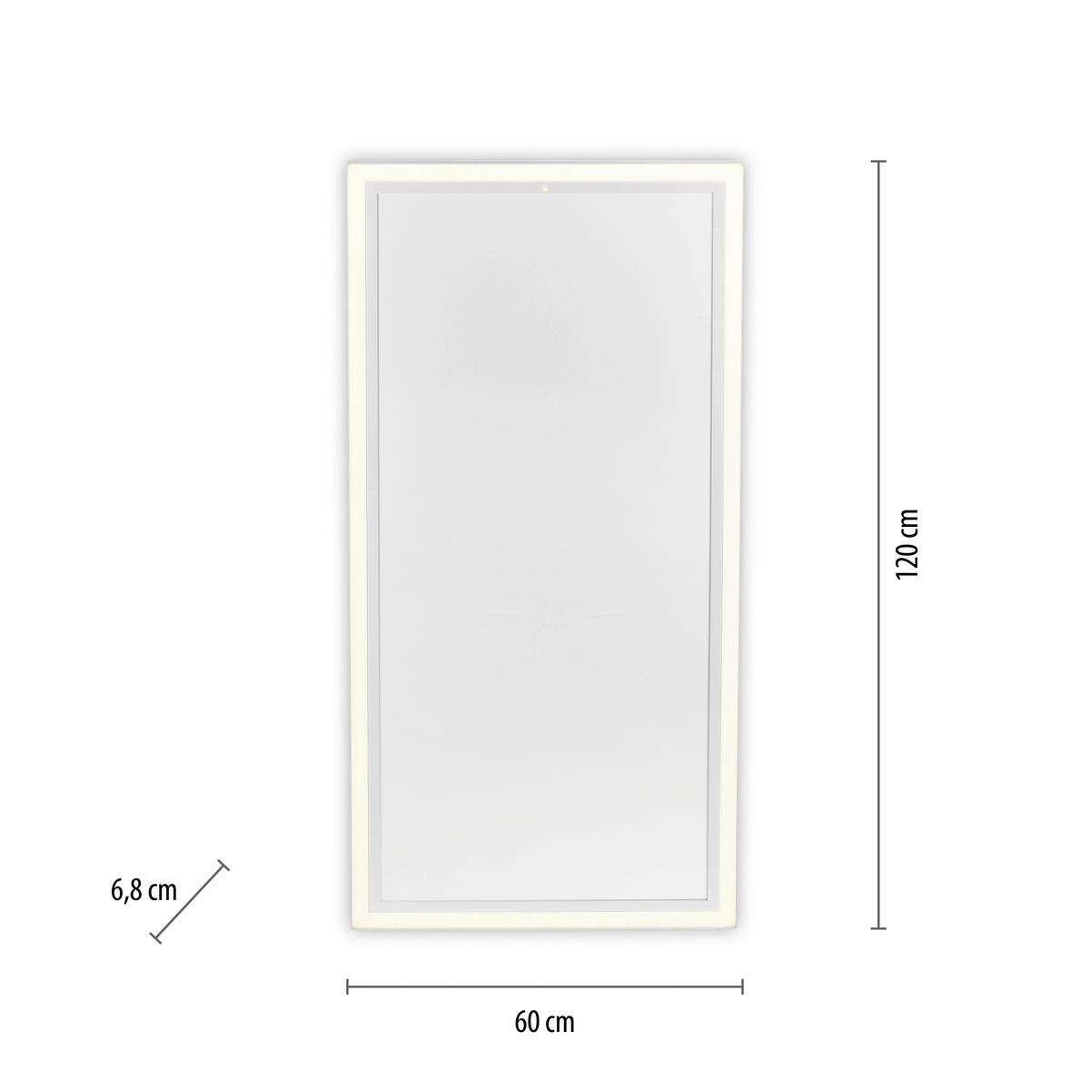 Just Light LED-Deckenleuchte mit Heizfunktion BEROA 18069-16 weiß Kunststoff Metall B/H/T: ca. 60x6,8x120 cm 1 Brennstellen BEROA - weiß (60,00/6,80/120,00cm) - Just Light