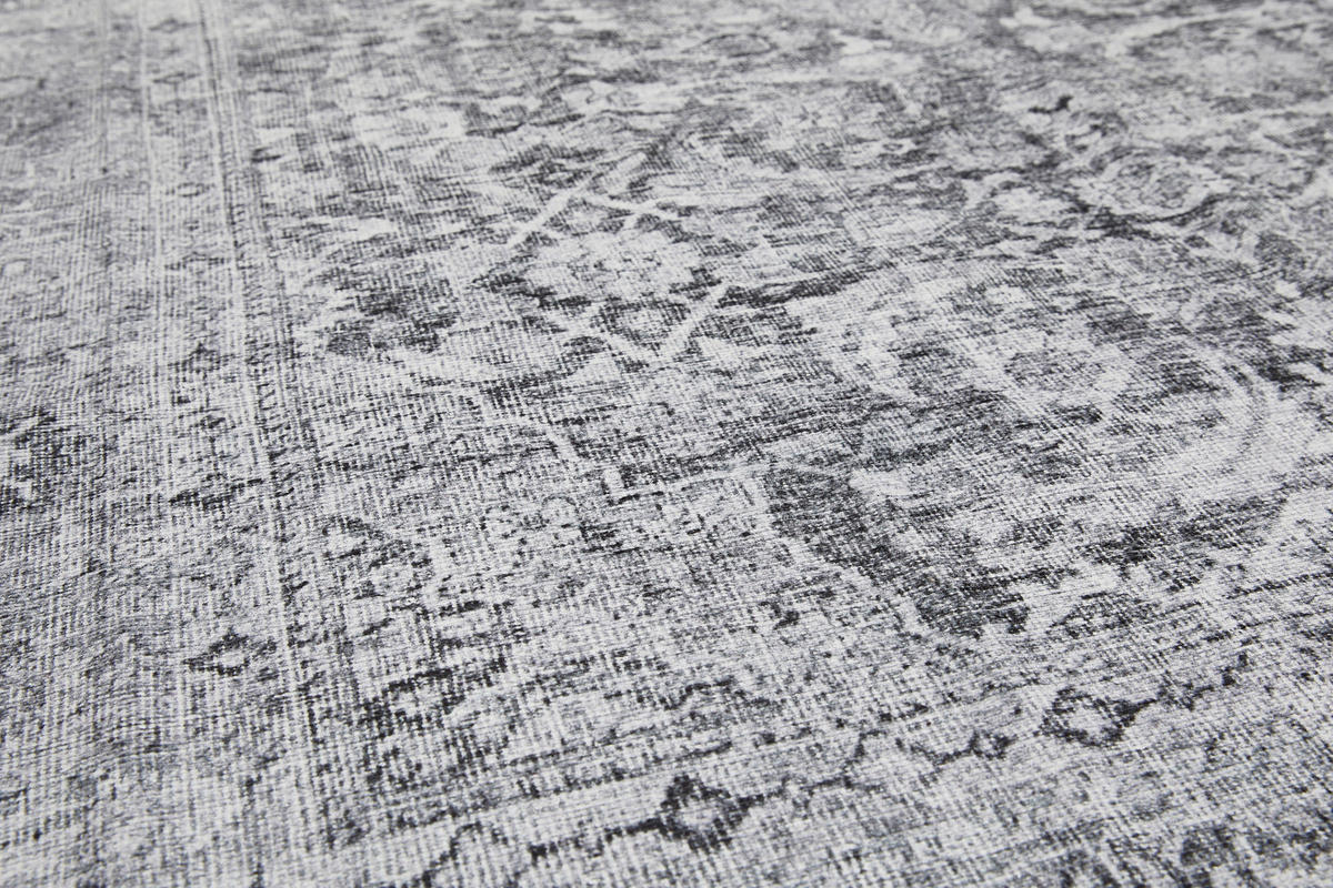 Luxor Living Teppich Lago grau B/L: ca. 240x340 cm Lago - anthrazit/grau (240,00/340,00cm) - Luxor Living