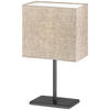 easy! by FHL Tischleuchte 850228 Kate schwarz sand Metall Textil B/H/T: ca. 10x30x17 cm E14 1 Brennstellen Kate - sand/schwarz (10,00/30,00/17,00cm) - easy! by FHL