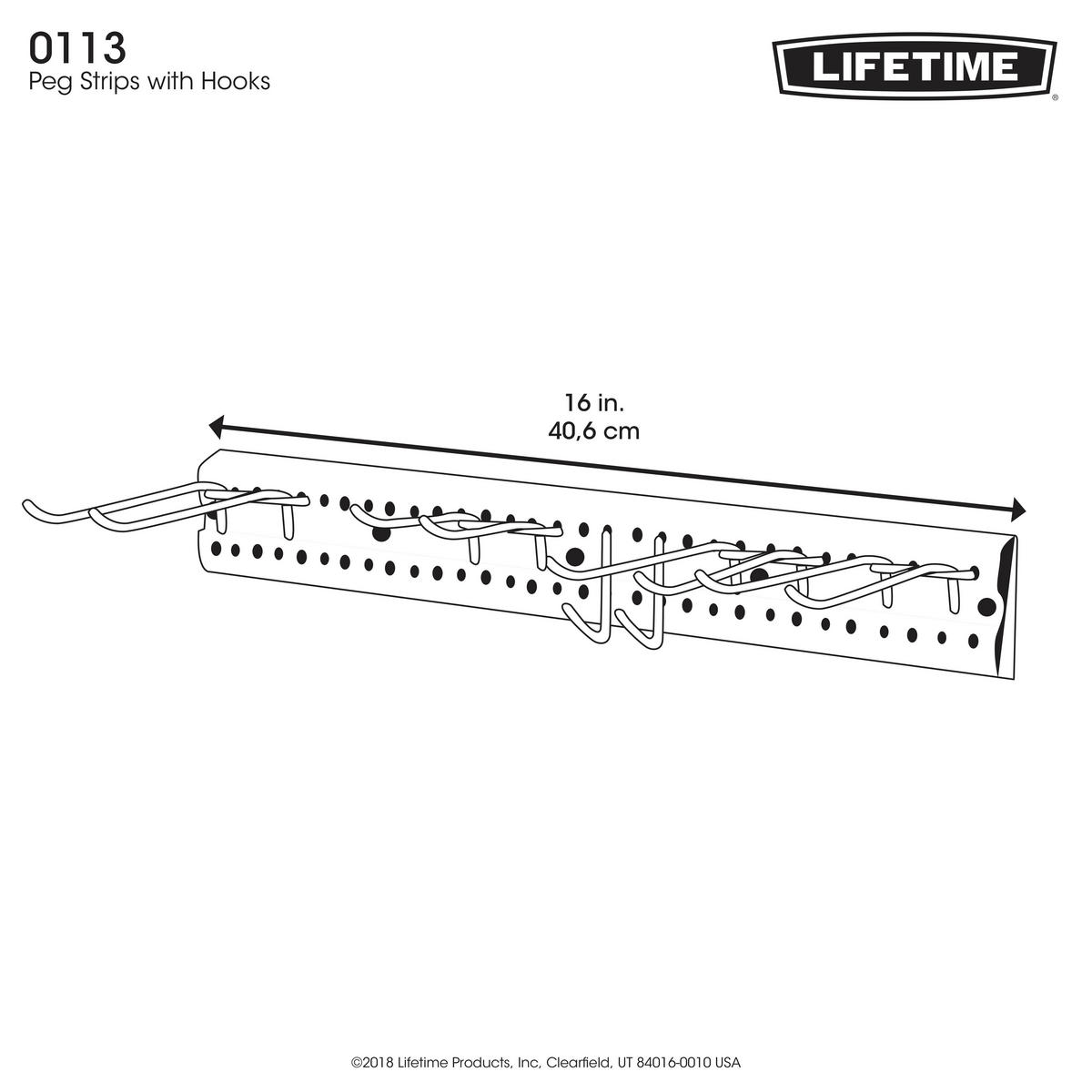 Lifetime Werkzeughalteleiste anthrazit Werkzeughalteleiste_2tlg. - anthrazit - Lifetime