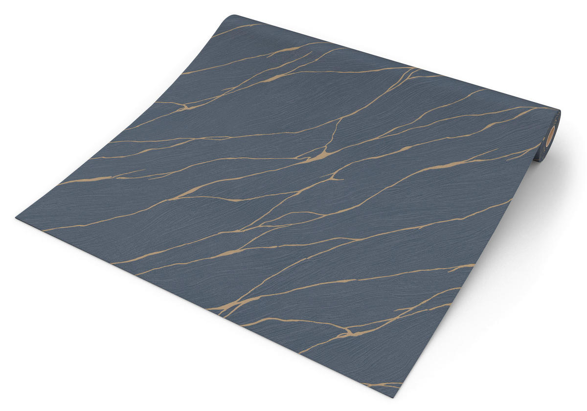 Erismann Vliestapete Marmoroptik blau B/L: ca. 53x1005 cm Vliestapete_10440-08 - blau (53,00/1005,00cm) - Erismann