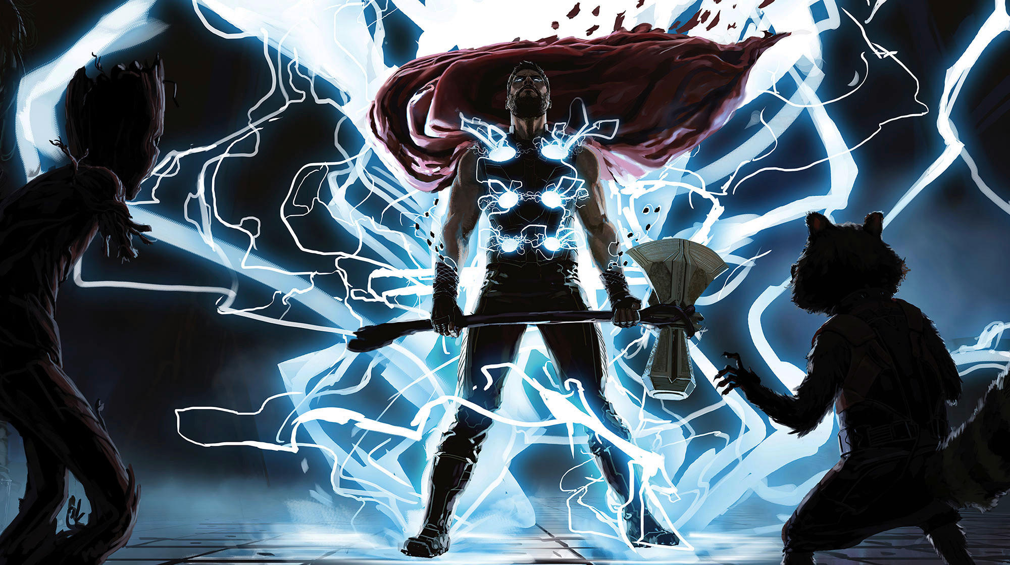 Komar Fototapete Thor God of Thunder IADX10-075 B/H: ca. 500x250 cm