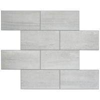 Wandfliesen grau B/L: ca. 30,5x30,5 cm Wandfliese_d-c-fix_selbstklebend - grau (30,50/30,50cm)