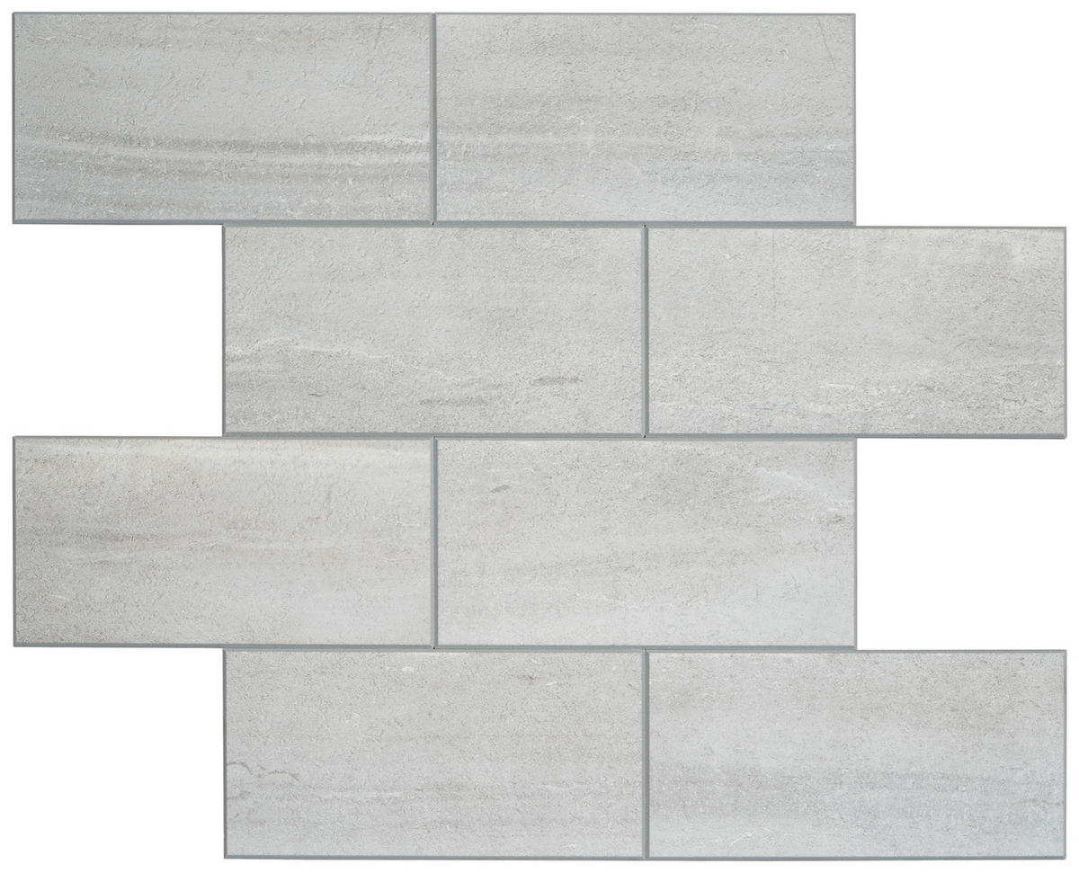 Wandfliesen grau B/L: ca. 30,5x30,5 cm Wandfliese_d-c-fix_selbstklebend - grau (30,50/30,50cm)