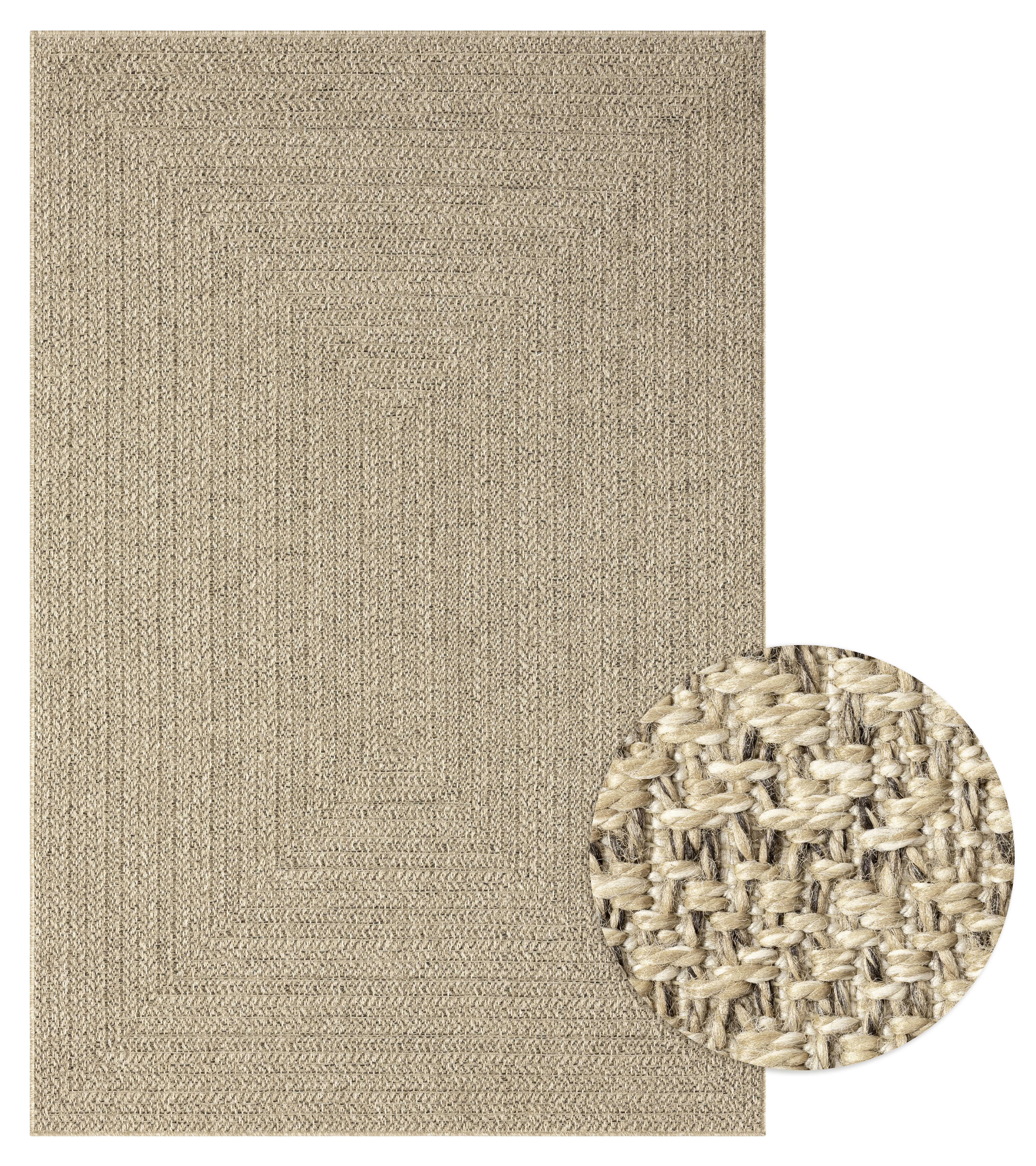 Merinos Teppich Kenzy natur B/L: ca. 240x340 cm Kenzy - natur (240,00/340,00cm) - Merinos