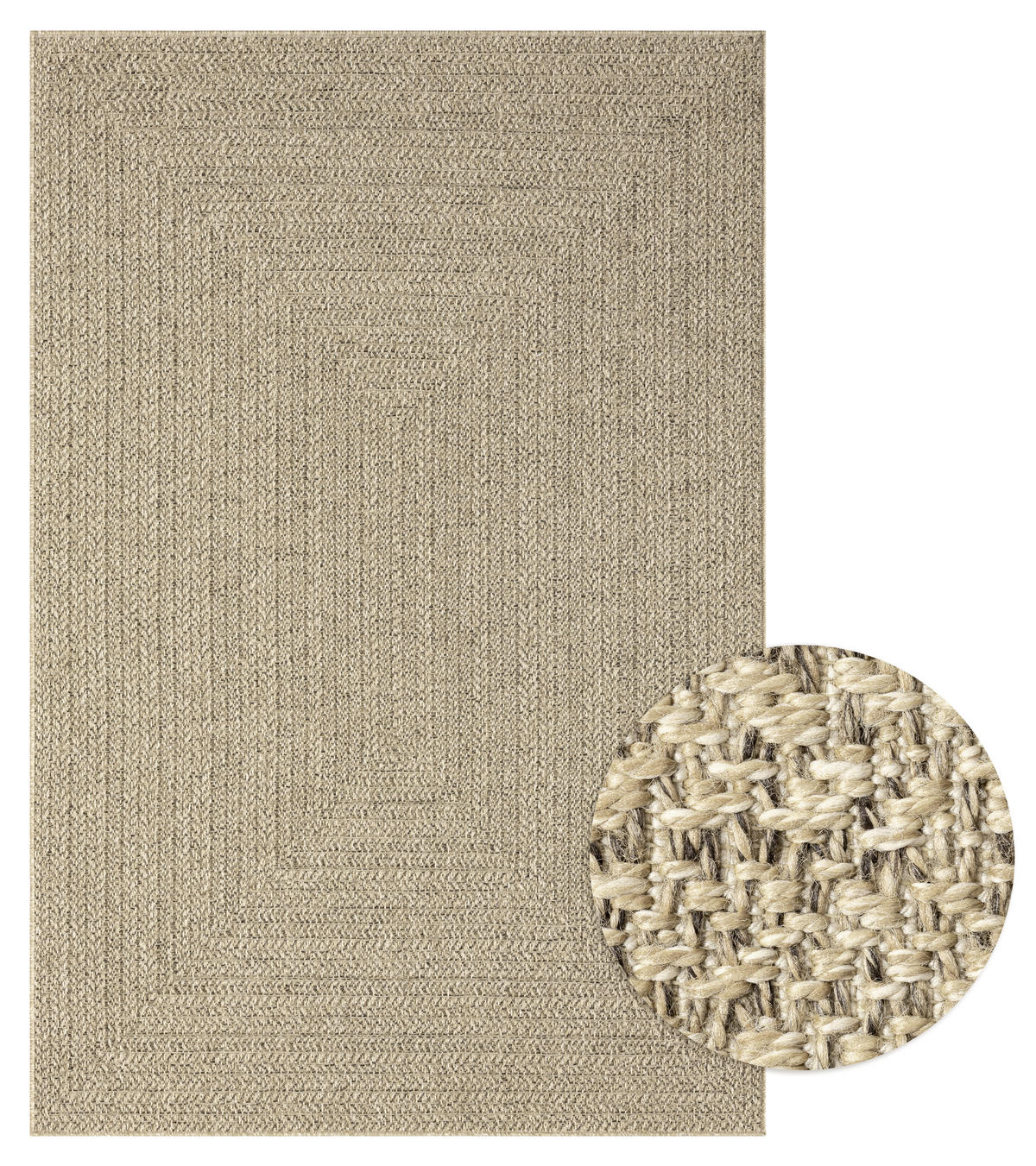 Merinos Teppich Kenzy natur B/L: ca. 240x340 cm Kenzy - natur (240,00/340,00cm) - Merinos