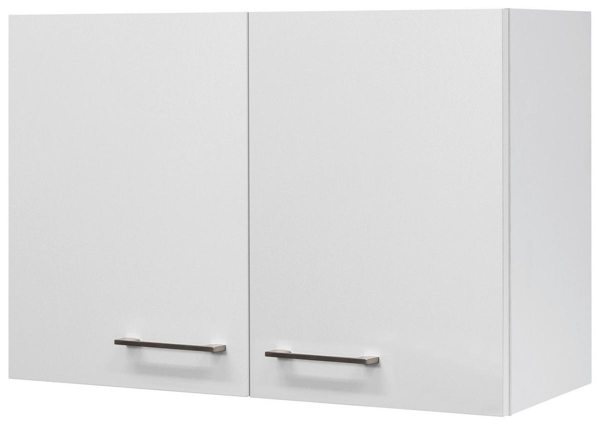 Hängeschrank Vita weiß matt B/H/T: ca. 80x54,8x32 cm Vita - weiß/Edelstahl (80,00/54,80/32,00cm) - Flex-Well