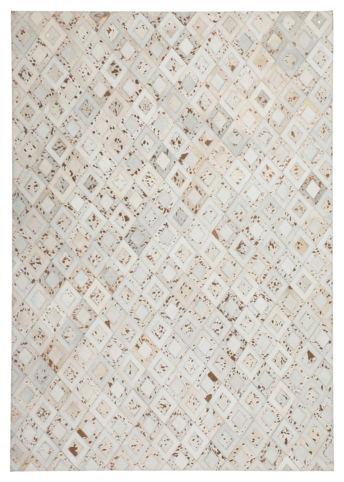 360Living Teppich Dazzle elfenbein B/L: ca. 120x170 cm Dazzle - Chrom/elfenbein (120,00/170,00cm) - 360Living