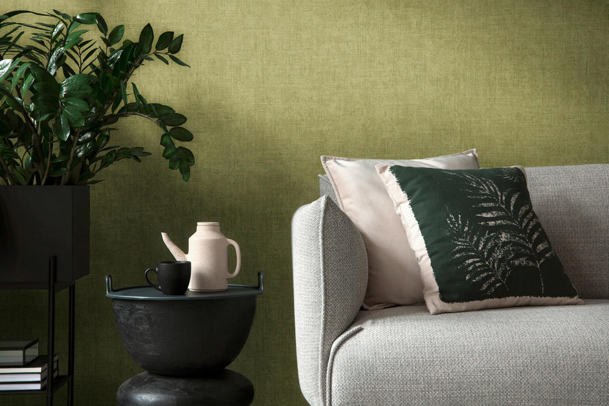 A.S.Creation Vliestapete grün B/H/D: ca. 53x1005x8,5 cm Vliestapete - grün (8,50/1005,00cm) - A.S.Creation