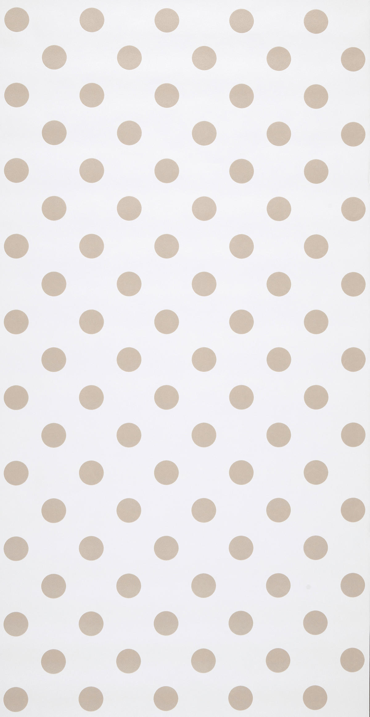 Vliestapete Punkte weiß beige B/L: ca. 53x1005 cm Vliestapete_36934-1 - beige/weiß (53,00/1005,00cm)