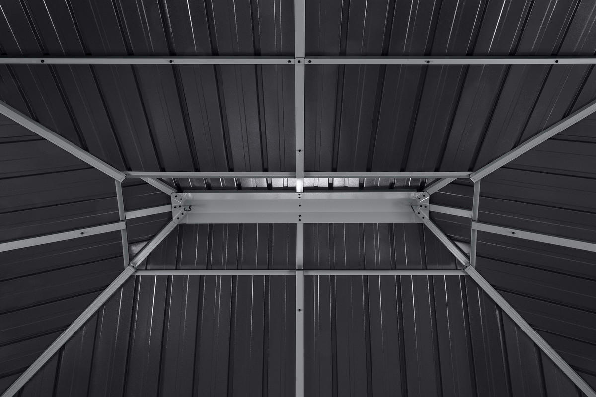 Sojag Pavillon Olan anthrazit Aluminium B/H/L: ca. 311x291x4355 cm Olan - anthrazit (4355,00/311,00/291,00cm) - Sojag