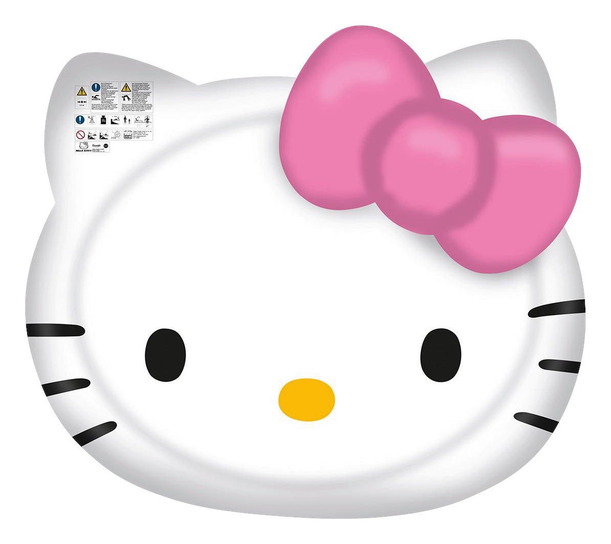 Hello Kitty Aufblasartikel D: ca. 150 cm Floater_Hello_Kitty - pink/weiß (150,00cm) - Hello Kitty