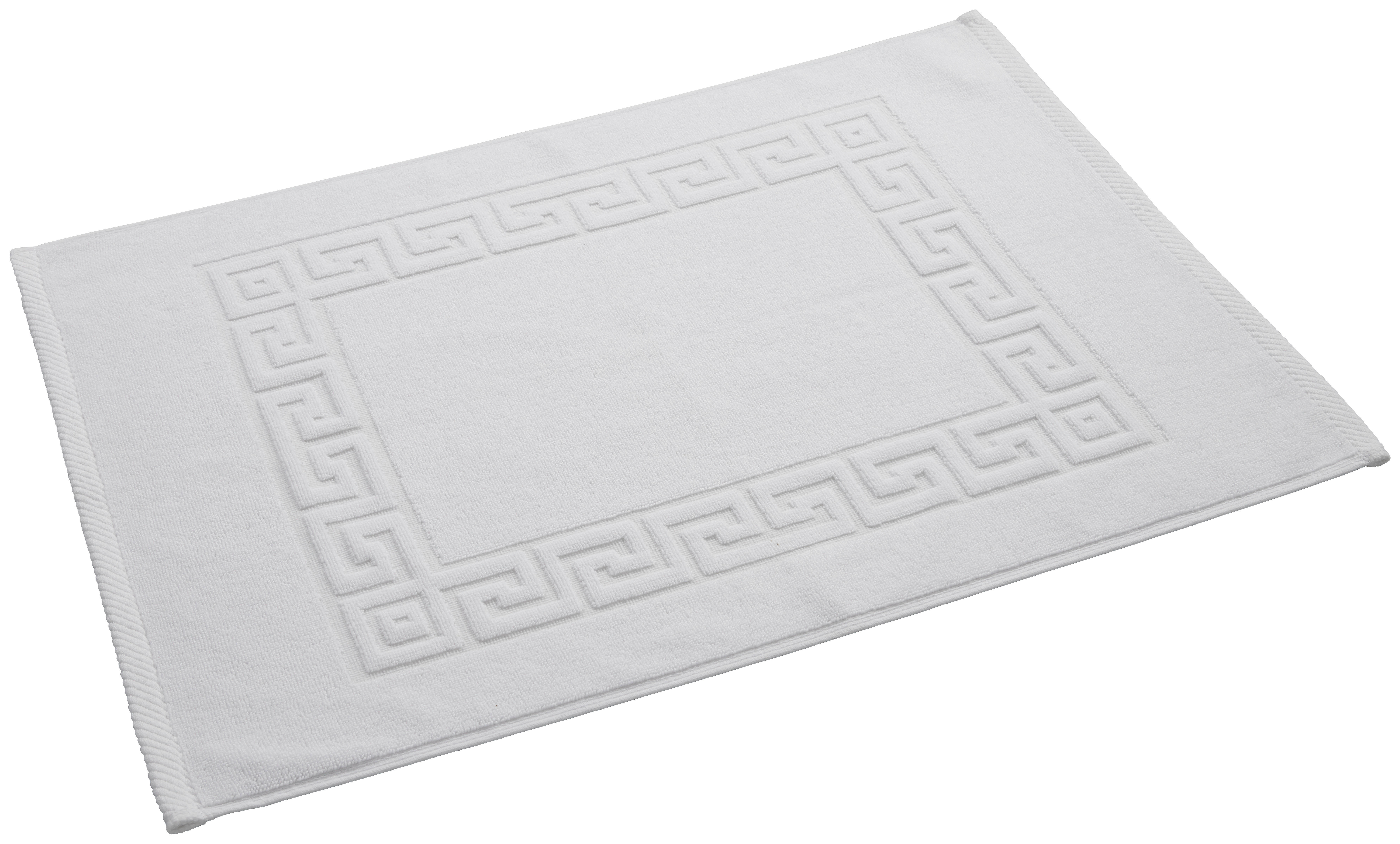 POCOline Duschvorleger Mäander Mäander - weiß (50,00/70,00cm) - POCOline