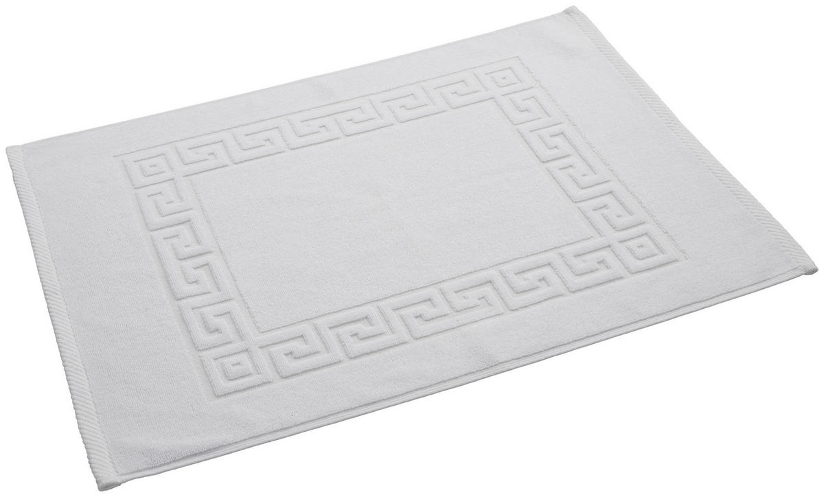 POCOline Duschvorleger Mäander Mäander - weiß (50,00/70,00cm) - POCOline