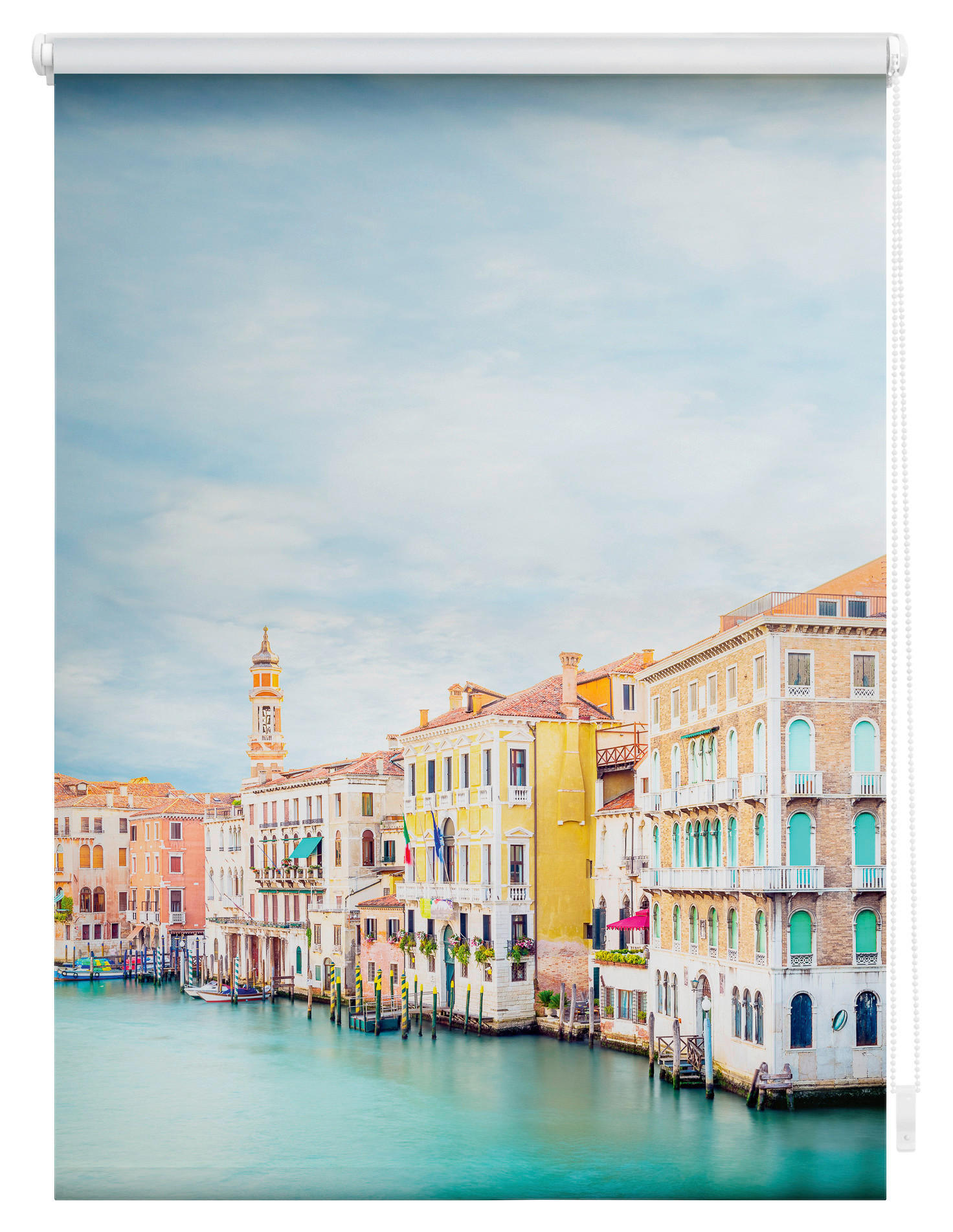 Thumbnail - LICHTBLICK Rollo Venedig blau B/L: ca. 120x150 cm
